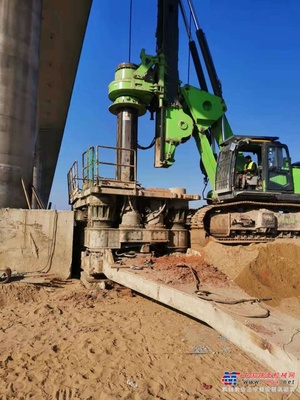 泰信機械KR300ES低凈空鉆機助力六安高鐵建設工程高效施工