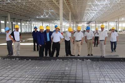 上汽大通溧陽房車工廠項(xiàng)目召開7月份建設(shè)工程施工現(xiàn)場(chǎng)辦公會(huì)